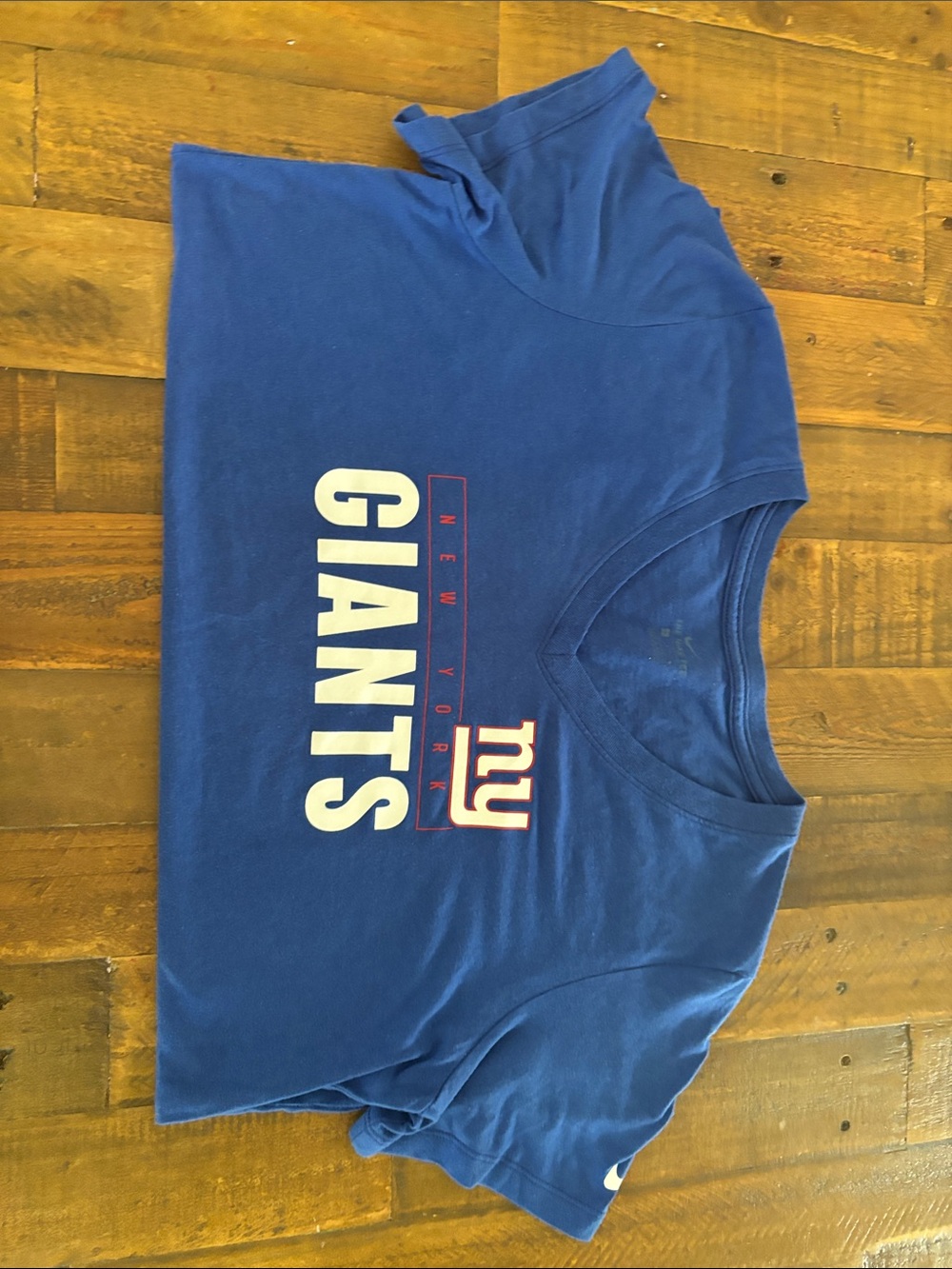 Nike Kids Royal Blue New York Giants Short Sleeve Tee